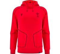 Macron Wales Travel Hoodie 2025 Adults Rouge Grand Male