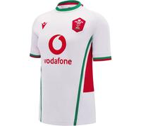 Macron Welsh Rugby Union Away Shirt 2024 Womens Blanc/Vert 18 (2XL) Female