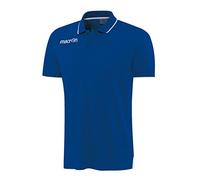 Macron, Zouk, Chemise Polo, Royal/Blanc, XL, Homme