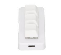 Macropad Programmable, RGB Ergonomique avec 3 Touches Personnalisables Clavier Universel for Jeux Bureau Création Contenu Professionnels Étudiants