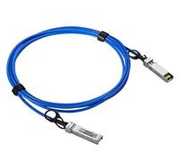 Macroreer Câble DAC SFP+ 10G, câble Passif en cuivre à Connexion directe SFP pour Ubiquiti, Couleur Bleue Câble Twinax SFP 10GbE 0,5 mètre (1,6 Pied), pour Ubiquiti, Cisco, Mikrotik, Netgea