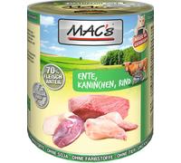 MAC's CAT - Boîte 6x800g | Canard, Lapin & Bœuf
