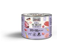 Mac's Cat Nourriture humide premium pour chatons Kitten Pack de 6 boîtes (pain, bœuf et canard 6 x 200 g)