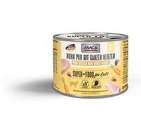 Mac's Cat Nourriture humide premium pour chats 6 x 200 g (poulet pur avec cœurs entiers)