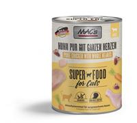 MAC's Cat Poulet PUR avec des cœurs de volaille entiers 800gx6
