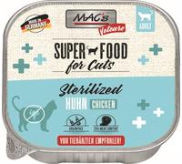 Mac's Cat Vetcare Nourriture humide premium pour chats régimes spéciaux 16 x 100 g (poulet chats stérilisés)