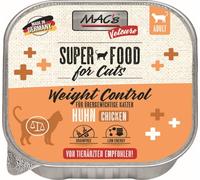 Mac's Cat Vetcare Nourriture humide premium pour chats régimes spéciaux 16 x 100 g (poulet contrôle du poids)