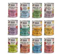 Mac's Chien Mix | Nourriture humide Premium | 12 x 400 g (12 x 400 g, Mix 1)