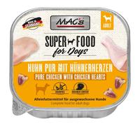 MACs Pur Huhn Avec Cœur De Volaille 150 g, 10 Pièces, Aliment Humide