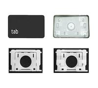 MACSEEJI Capuchon de clé individuel de rechange avec charnière pour (M1 M2 M3 M4) MacBook Pro A2141 A2251 A2289 A2338 A2442 A2485 A2779 MacBook Air A2179 A2337 A2681 2021-2024 (TM1 B)