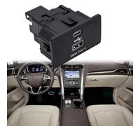 Mactoom SYNC 3 Hub d'interface USB Carplay USB + module de type C compatible avec Ford 2016-2020, hub multimédia SYNC 3 version 3.4 de type C, charge plus rapide et stable, transmission HC3Z-19A387-E