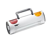 MacTronic Lampe Torche Falcon Eye LED Blanc Lampe Torche + Néon Rouge et Jaune Clair - Noir