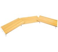 Macway Support double écran en bois Dual Monitor Stand