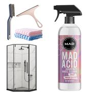 MAD ACID, Nettoyant pour vitres à l'acide fou, nettoyant tout usage, détachant des taches d'eau à l'acide fou, nettoyant de douche à l'acide fou, nettoyant pour salle de bain, voiture, meubles (1