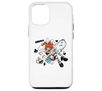 Mad Alice Punk Wonderland Bunny Ears Horloge fondante Chaos Coque pour iPhone 12/12 Pro