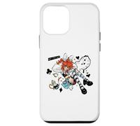 Mad Alice Punk Wonderland Bunny Ears Horloge fondante Chaos Coque pour iPhone 12 mini