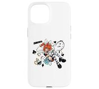 Mad Alice Punk Wonderland Bunny Ears Horloge fondante Chaos Coque pour iPhone 15