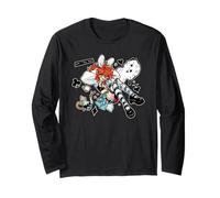 Mad Alice Punk Wonderland Bunny Ears Horloge fondante Chaos Manche Longue
