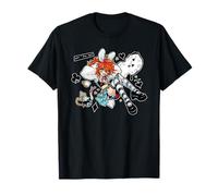 Mad Alice Punk Wonderland Bunny Ears Horloge fondante Chaos T-Shirt
