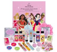MAD BEAUTY Calendrier de l'Avent DISNEY CLASSIC PRINCESS 24 surprises | Coffret rose multicolore, boîtier ouvrant, édition bain et corps, petites découvertes festives avant Noël près du sapin