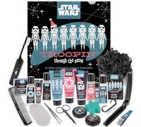 MAD Beauty - Calendrier de l'Avent Disney STAR WARS pour homme avec 24 produits cosmétiques, bien-être pour homme, avec gel douche, shampoing, savon, peigne - Calendrier de Noël, motif Stormtrooper