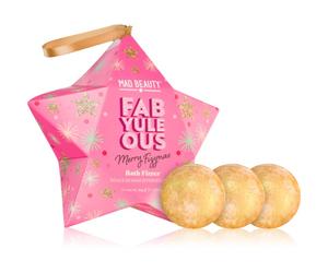 Mad Beauty FabYuleOus boule de bain effervescente 3x50 g