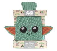 MAD Beauty Grogu Hot Water Bottle 10 x 10 cm Multicolore Bouteille Chauffette d'eau Compresse Soulagement de la douleur et confort apaisant