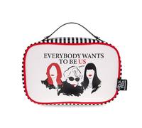 MAD Beauty The Devil Wears Prada Trousse de maquillage | Sous licence officielle | Trousse à cosmétiques | Deux compartiments | Section zippée transparente | Porte-pinceaux
