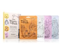 MAD BEAUTY Disney Winnie the Pooh Sheet Face Masks Collection, Coconut, Peach, Honey, & Passionfruit Favorite Characters, Hydrating & Soothing