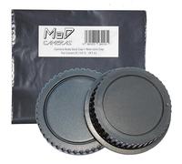 MaD Camera - 1x Ensemble Bouchon de boîtier + Bouchon arrière d'objectif - Protection Contre la poussière pour Canon EF-S - Compatible avec Canon