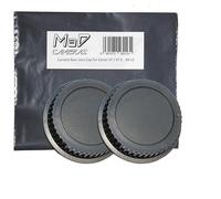 MaD Camera - 2X Bouchons arrière d'objectif - Protection Contre la poussière pour Objectif à Monture Canon EOS EF-S - Compatible avec Canon