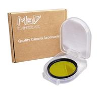 MaD Camera Filtre correcteur de couleur jaune 55 mm Réduit l'éblouissement et améliore le contraste Filtre d'objectif d'appareil photo de qualité supérieure pour appareils photo reflex numériques