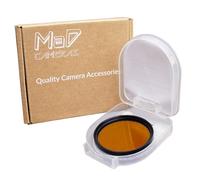 MaD Camera - Filtre de Correction Orange foncé 49 mm - Réduit l'éblouissement et améliore Le Contraste - Filtre d'objectif d'appareil Photo Premium pour Reflex numériques