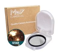 MaD Camera - Filtre étoile 8 Points 72 mm - Ajoute de l'éclat aux lumières pour Les paysages Nocturnes - Filtre d'objectif d'appareil Photo Premium pour Reflex numériques