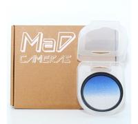 MaD Camera - Filtre gradué Bleu 58 mm - Correction des Couleurs pour Les paysages - Filtre d'objectif d'appareil Photo Premium pour Reflex numériques