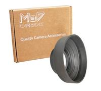 MaD Camera - Pare-Soleil en Caoutchouc Pliable 49 mm - Pare-Soleil à Visser Compatible avec Canon/Nikon - Accessoire Essentiel pour Objectif d'appareil Photo