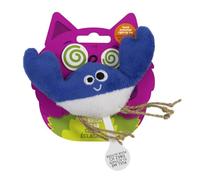 Mad Cat Be Bright Jouet lumineux en forme de crabe à chat et Silvervine pour chat | Jouet en peluche à DEL activé par le toucher | Jouet interactif doux et durable pour jouer de jour et de nuit