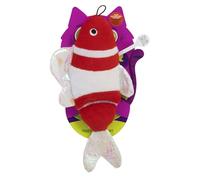 Mad Cat Bright Fish Kicker | Jouet lumineux pour chat activé au toucher | Infusé à l'herbe à chat et à la vigne d'argent | Son de froissement attrayant | Idéal pour les jeux d'intérieur et les chats