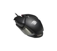 MAD CATZ Rat Bat 6+ Souris Gamer Filaire Ambidextre - Souris Ergonomique 10 Boutons Programmables - Capteur 16000 DPI - Souris Gaming PC Noire RGB