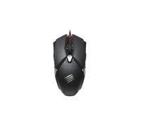 MAD CATZ Rat Bat 6+ Souris Gamer Filaire Ambidextre - Souris Ergonomique 10 Boutons Programmables - Capteur 16000 DPI - Souris Gaming PC Noire RGB