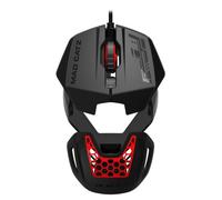 Mad Catz Souris Gamer RAT 1 - Filaire - Optique - 6 Boutons - 100-1600 dpi - Noir