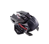 MAD CATZ The Authentic R.A.T. Pro X3 Souris de Jeu Filaire 16000 DPI 3 Anneaux de défilement avec Accessoires supplémentaires, mémoire intégrée pour 10 profils utilisateurs, Repose-Pouce
