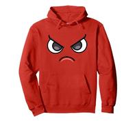 Mad Cranky Face - Funny Cartoon Red Sweat à Capuche