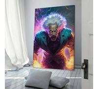 Mad Doctor1 Peintures murales pour salon, chambre, cuisine, couloir, escaliers, grande toile abstraite, art mural, 40 x 60 cm