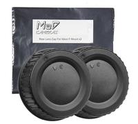 MaD F Mount Lot de 2 cache-objectifs arrière pour Nikon D3500 D3400 D3300 D3200 D5000 D5100 D5200 D5300 D5500 D5600 D7000 D7100 D7200 D7500 D850 D800 D810 D780 D750 D610 D500 D600 D5 D4 D3 et plus