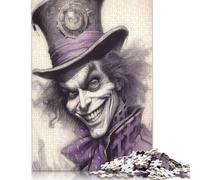 Mad Hatter Sketch Art Puzzles 1000 Pieces Cadeau Unique Jeu Éducatif Défi Jouet À De Qualité Supérieure Peinture Art pour Adultes Et Enfants À Partir De 14 Ans 1000pcs (38x26cm)