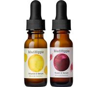Mad Hippie Coffret jour et nuit – Vitamine C (vitamine E) + Vitamine A HPR et Aloe – 0,5 fl oz x2