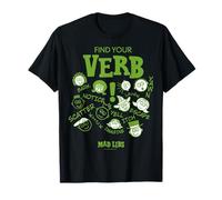 Mad Libs Find Your Verb Characters T-Shirt