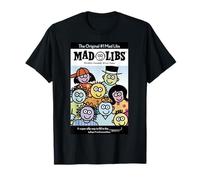 Mad Libs Original Cast Group Colorful Faces T-Shirt