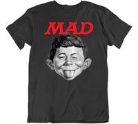 MAD Magazine Al Man Comedy Retro T Shirt Tee Mens Womens Gift Black XL